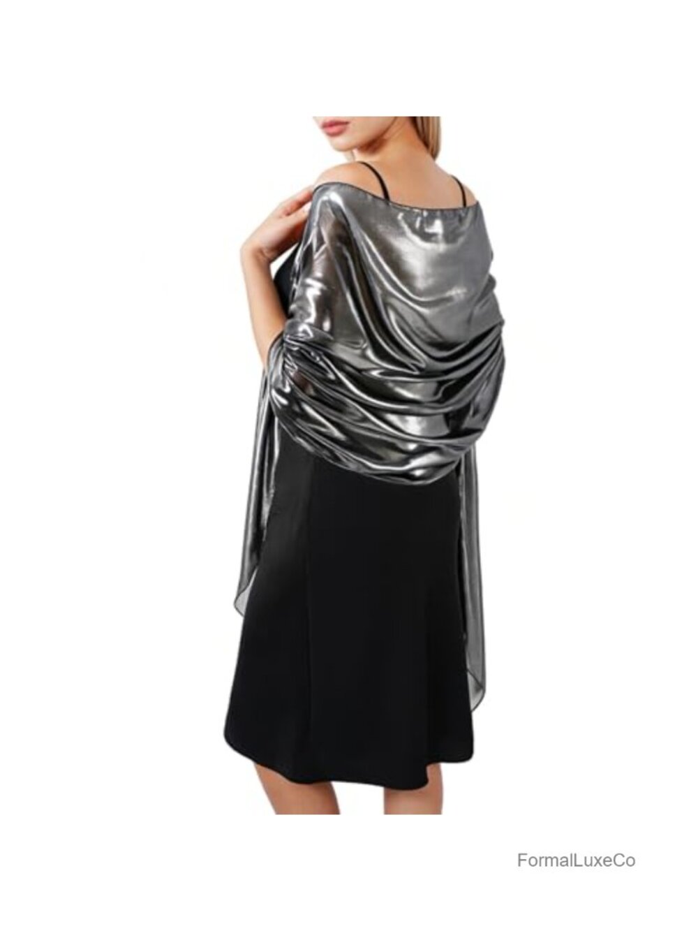 Sparkly Shawl Wrap for Evening Dresses Wedding Bridal Party Scarf Formal Cover